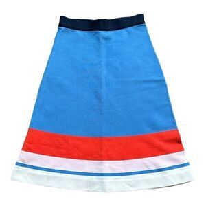 Tory Burch Sport Skirt XS Black Blue Orange Pink White